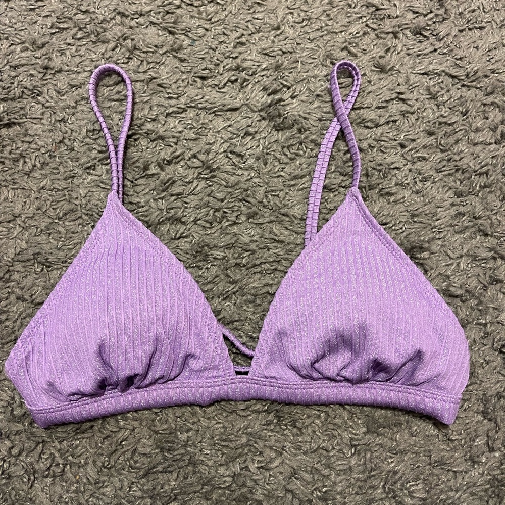 Purple bathing suit top!